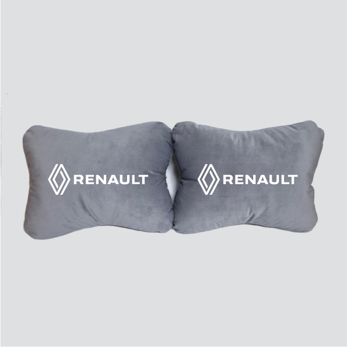Χειροποίητα μαξιλάρια οσφυϊκής μοίρας RENAULT MODEL 3 - γκρι σουέτ