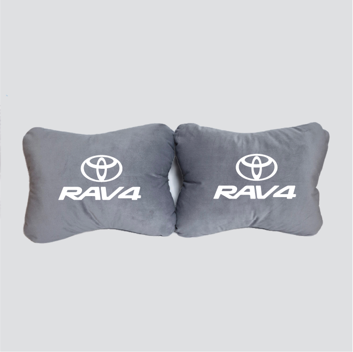 Χειροποίητα μαξιλάρια οσφυϊκής μοίρας TOYOTA RAV4 - γκρι σουέτ