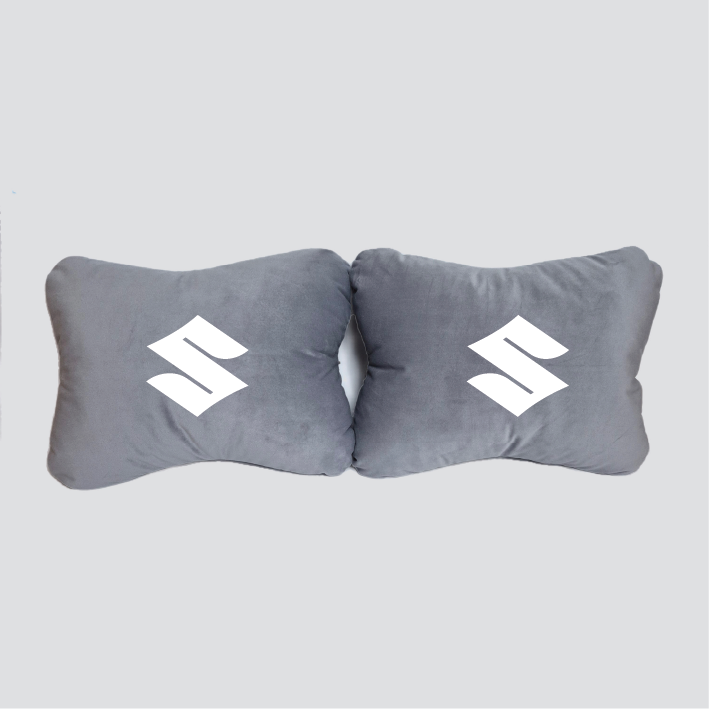 Χειροποίητα μαξιλάρια οσφυϊκής μοίρας SUZUKI MODEL 3 - γκρι σουέτ