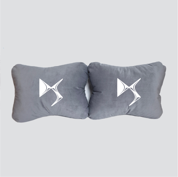 Χειροποίητα μαξιλάρια οσφυϊκής μοίρας CITROEN DS - γκρι σουέτ