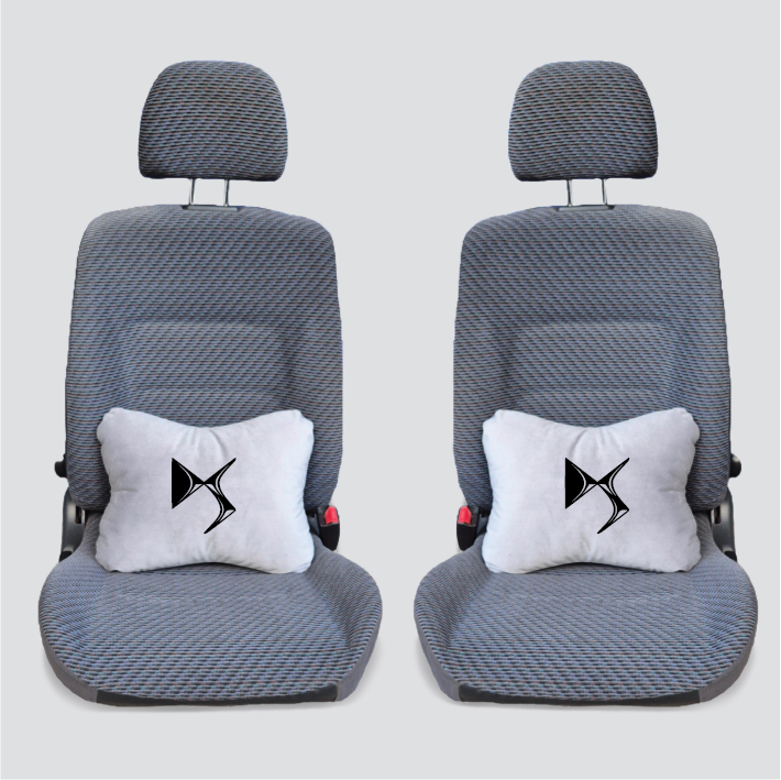 Χειροποίητα μαξιλάρια οσφυϊκής μοίρας CITROEN DS - γκρι σουέτ