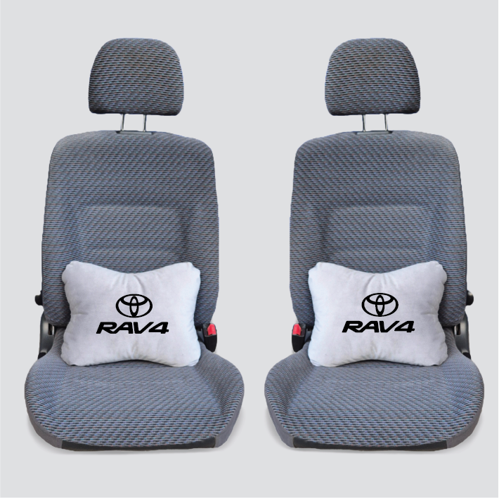 Χειροποίητα μαξιλάρια οσφυϊκής μοίρας TOYOTA RAV4 - γκρι σουέτ