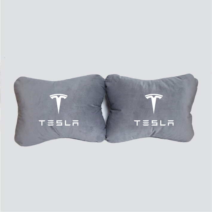 Χειροποίητα μαξιλάρια οσφυϊκής μοίρας TESLA - γκρι σουέτ