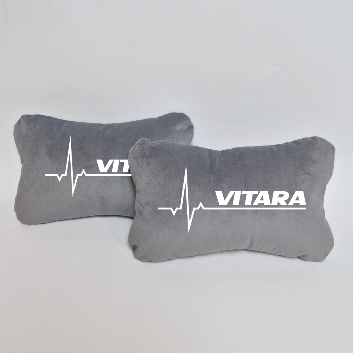 Χειροποίητα μαξιλάρια κεφαλιού SUZUKI VITARA MODEL 1 - γκρι σουέτ