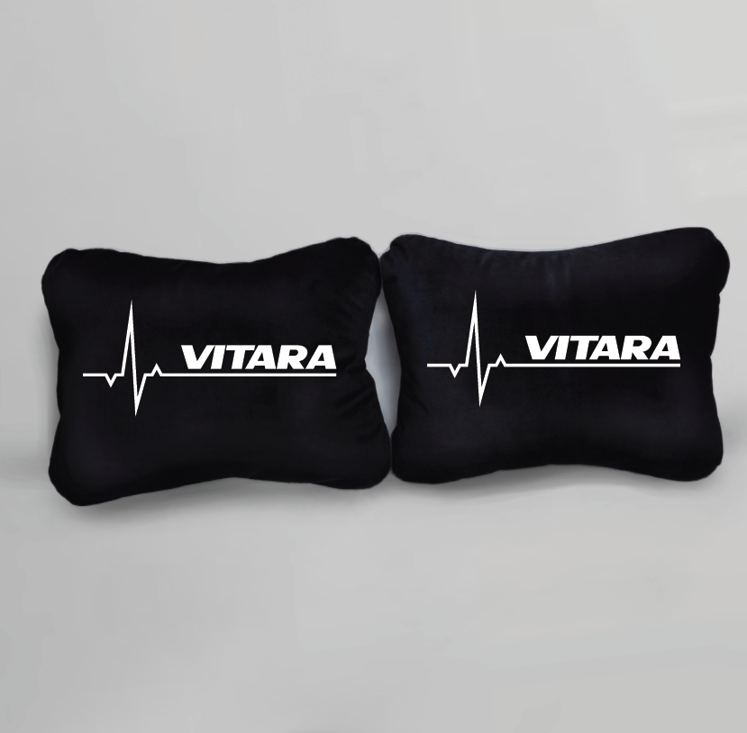 Χειροποίητα μαξιλάρια οσφυϊκής μοίρας SUZUKI VITARA MODEL 1 - μαύρο σουέτ