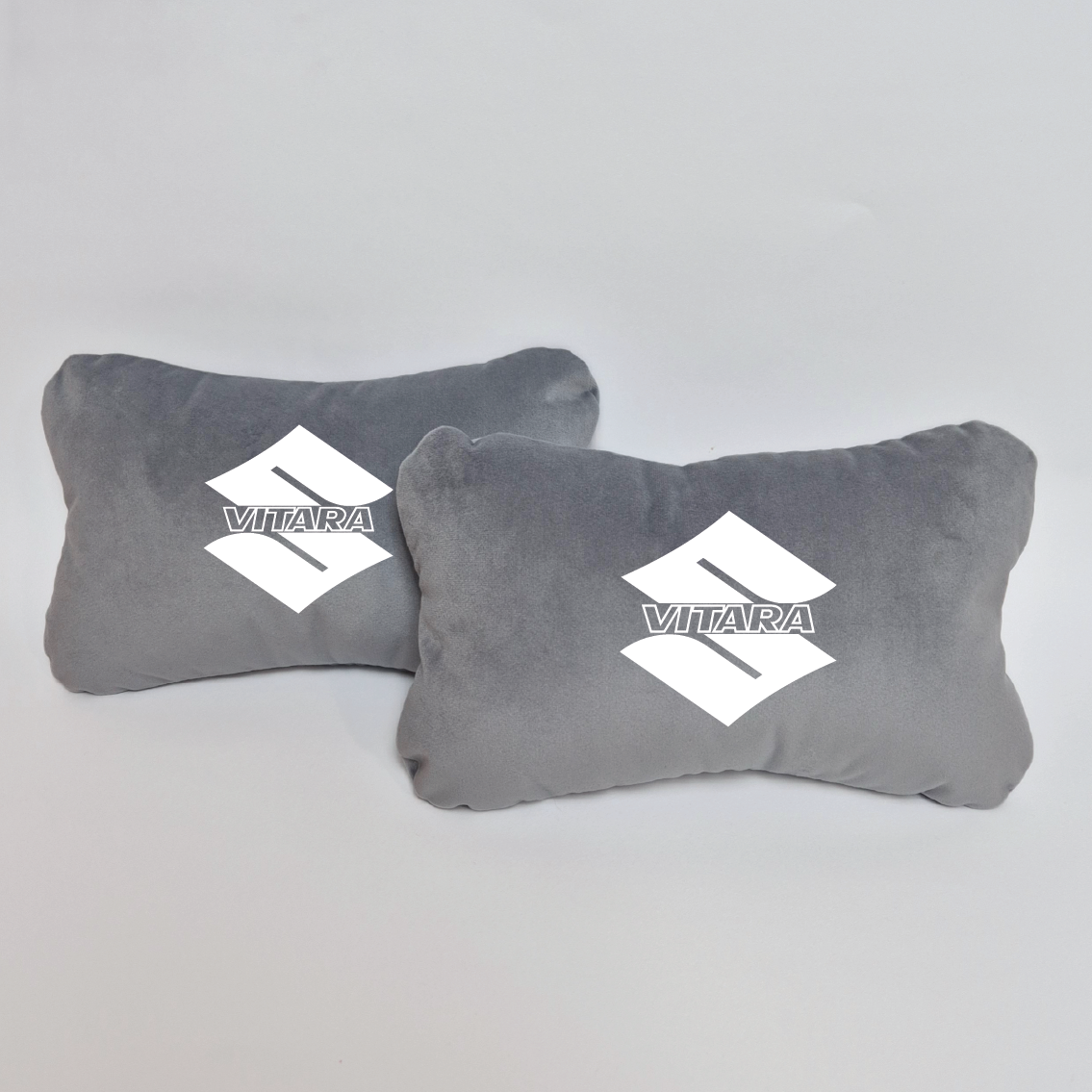 Χειροποίητα μαξιλάρια κεφαλιού SUZUKI VITARA MODEL 2 - γκρι σουέτ