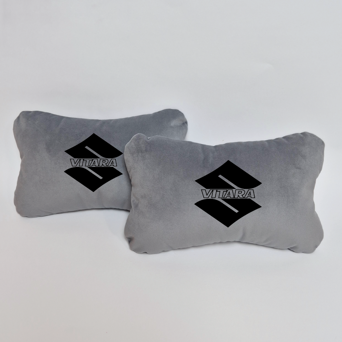 Χειροποίητα μαξιλάρια κεφαλιού SUZUKI VITARA MODEL 2 - γκρι σουέτ