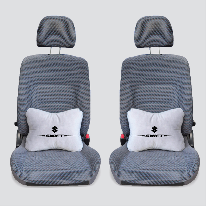 Χειροποίητα μαξιλάρια οσφυϊκής μοίρας SUZUKI SWIFT - γκρι σουέτ