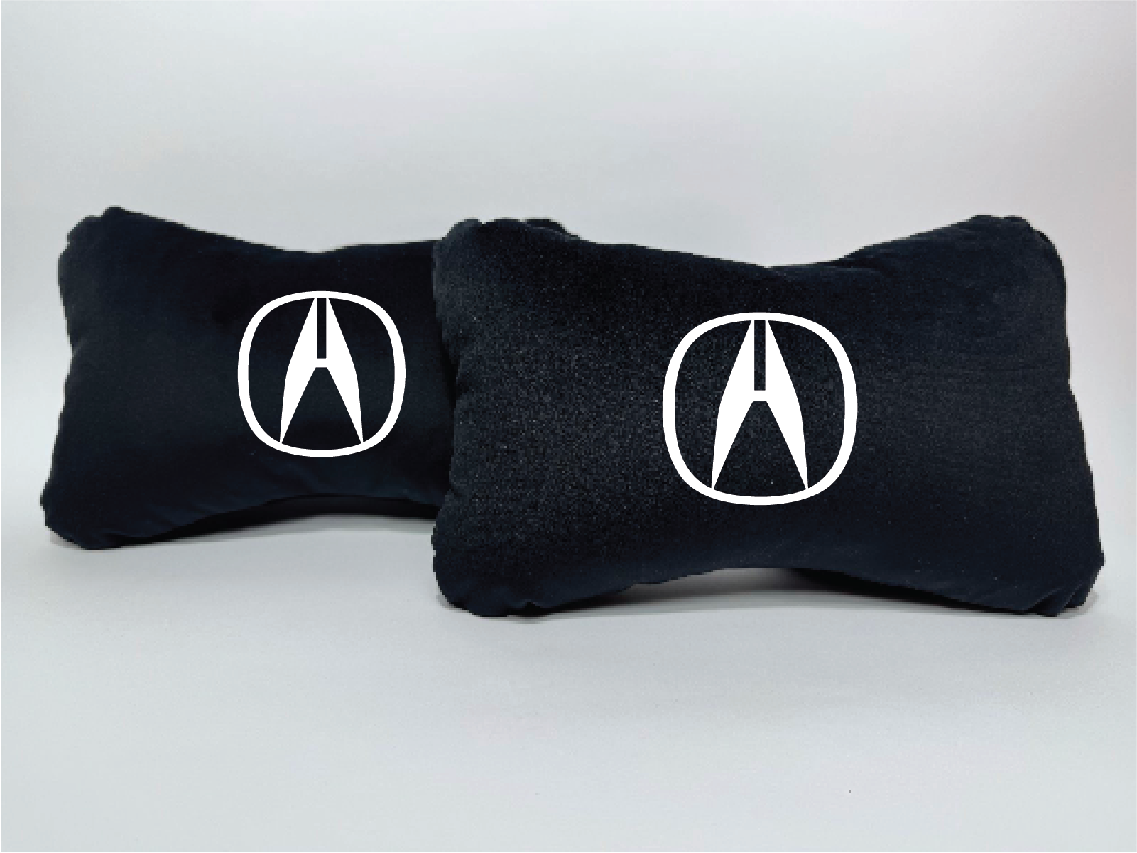 Χειροποίητα μαξιλάρια κεφαλιού ACURA - μαύρο σουέτ