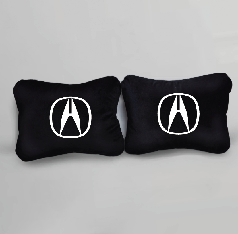 Χειροποίητα μαξιλάρια οσφυϊκής μοίρας ACURA - μαύρο σουέτ