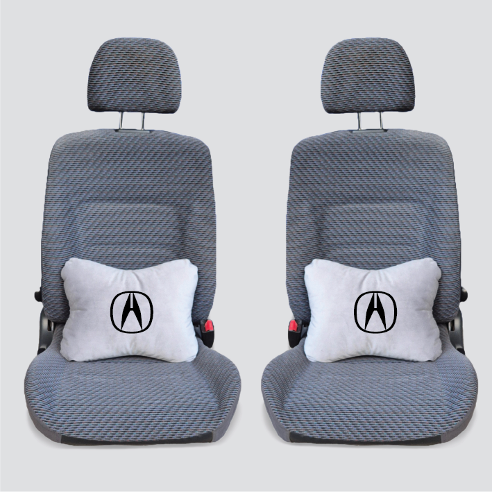 Χειροποίητα μαξιλάρια οσφυϊκής μοίρας ACURA - γκρι σουέτ