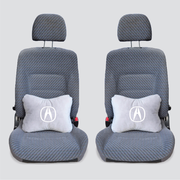 Χειροποίητα μαξιλάρια οσφυϊκής μοίρας ACURA - γκρι σουέτ