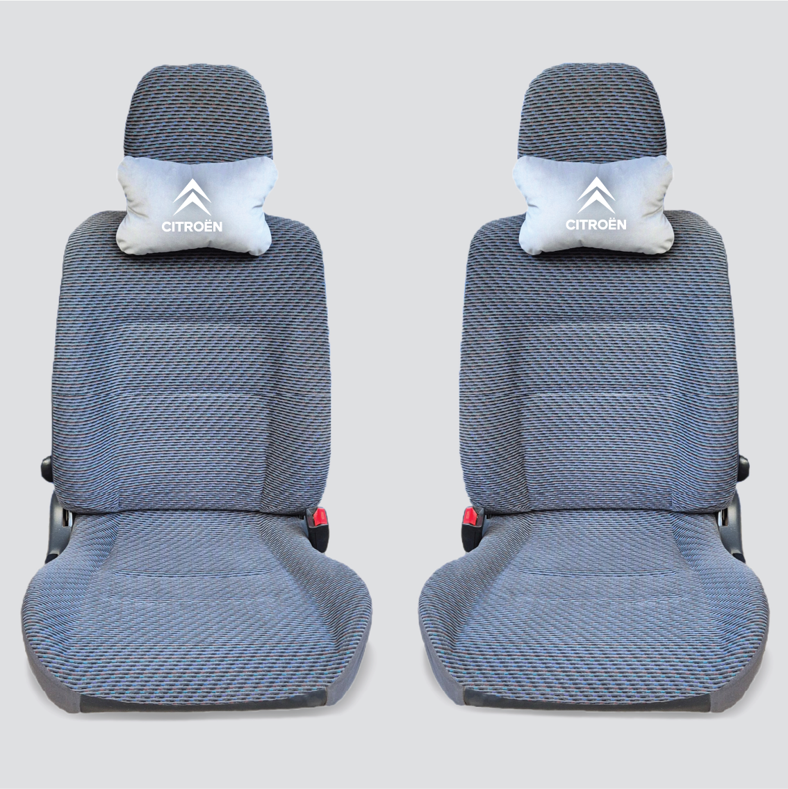 Χειροποίητα μαξιλάρια κεφαλιού CITROEN MODEL 2 - γκρι σουέτ