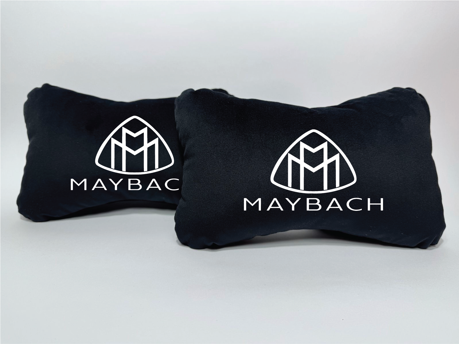 Χειροποίητα μαξιλάρια κεφαλιού Mercedes-Maybach - μαύρο σουέτ