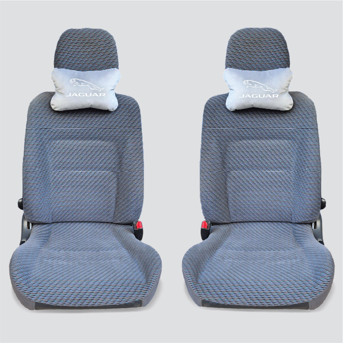 Χειροποίητα μαξιλάρια κεφαλιού JAGUAR - γκρι σουέτ