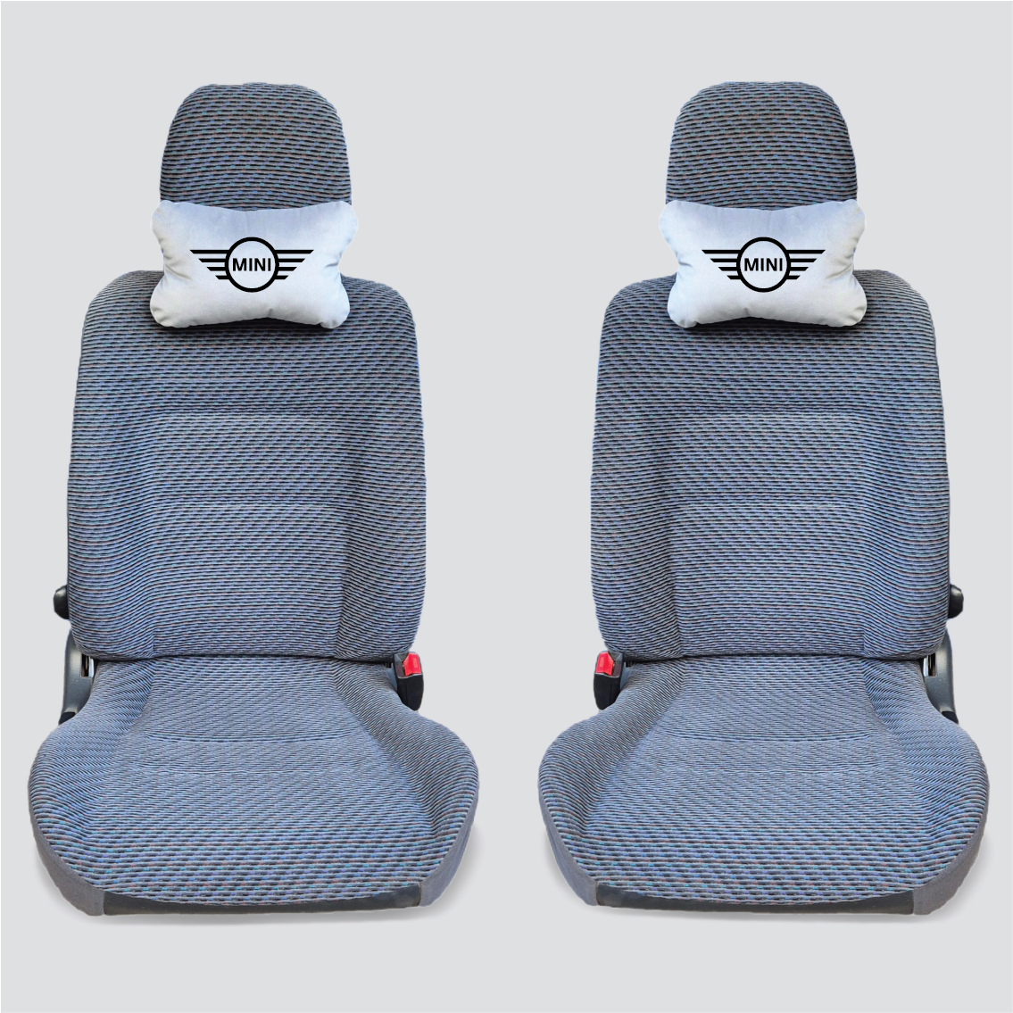 Χειροποίητα μαξιλάρια κεφαλιού MINI - γκρι σουέτ