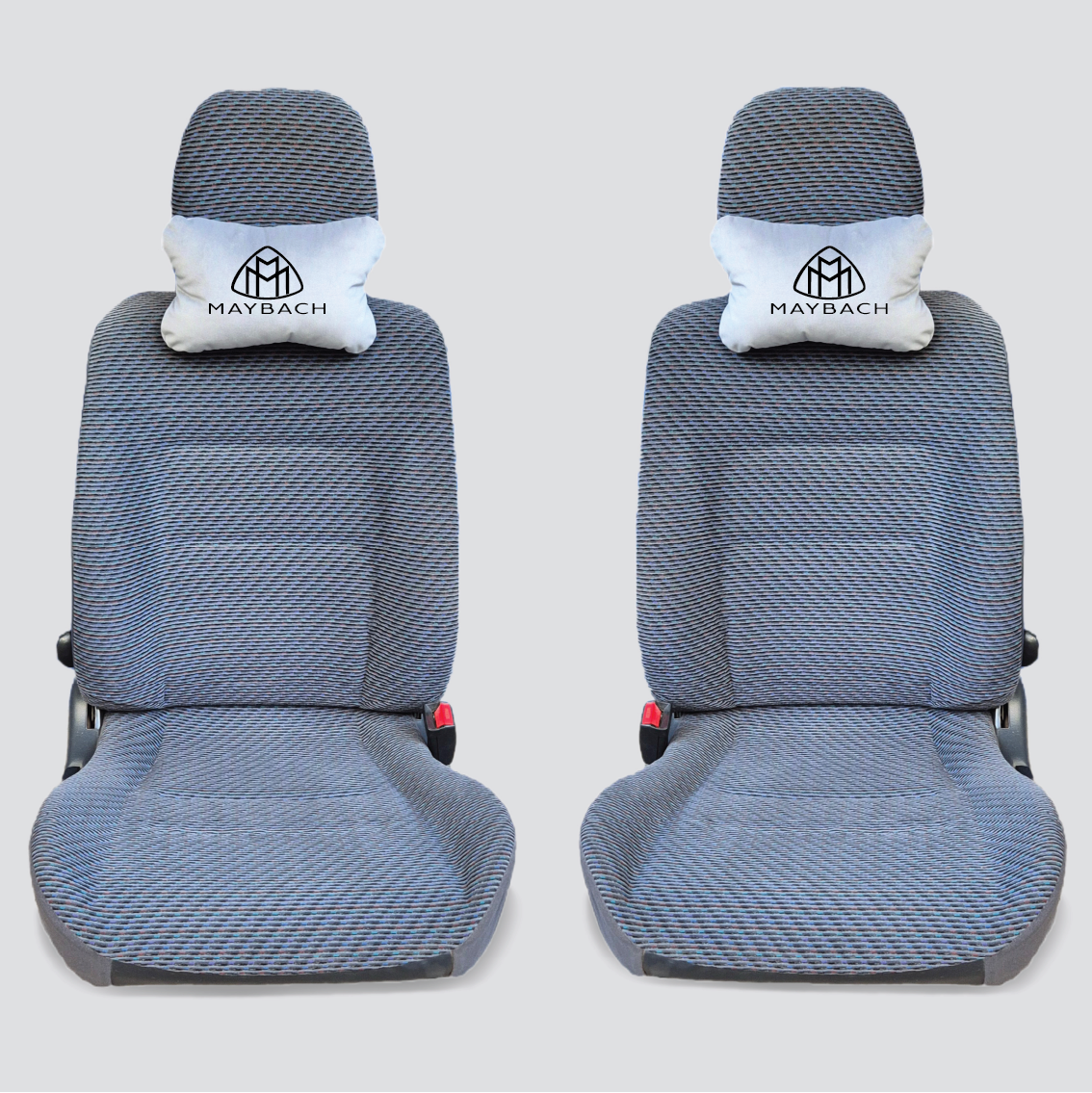 Χειροποίητα μαξιλάρια κεφαλιού Mercedes-Maybach - γκρι σουέτ