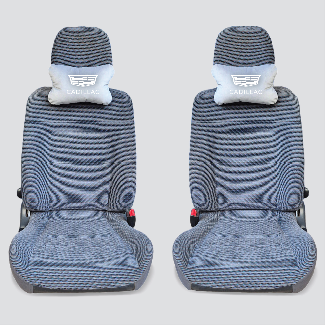 Χειροποίητα μαξιλάρια κεφαλιού CADILLAC - γκρι σουέτ