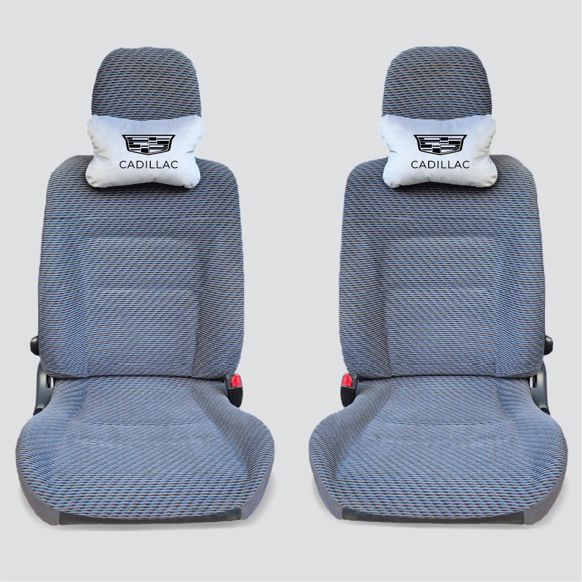 Χειροποίητα μαξιλάρια κεφαλιού CADILLAC - γκρι σουέτ