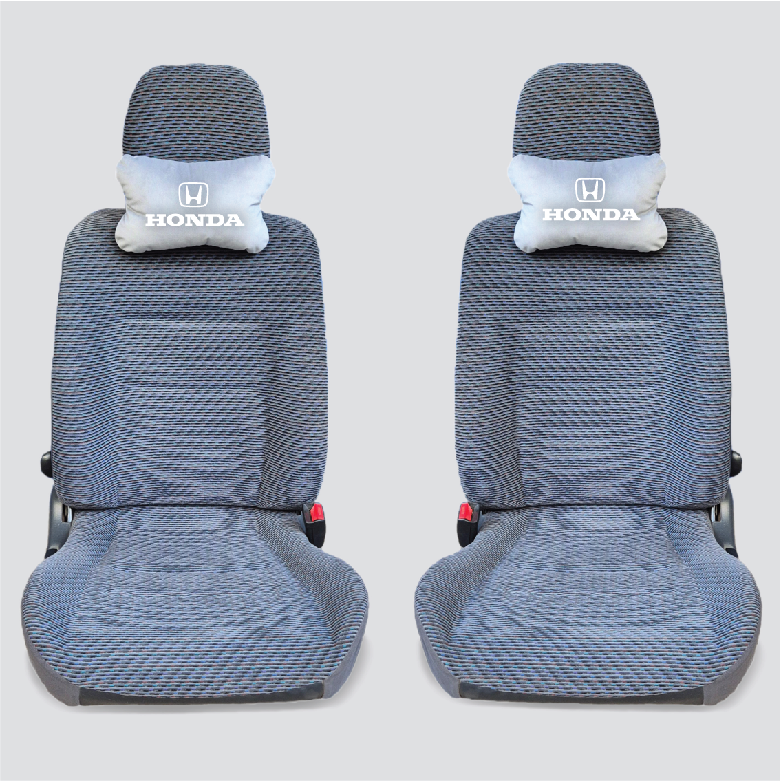 Χειροποίητα μαξιλάρια κεφαλιού HONDA MODEL 2 - γκρι σουέτ