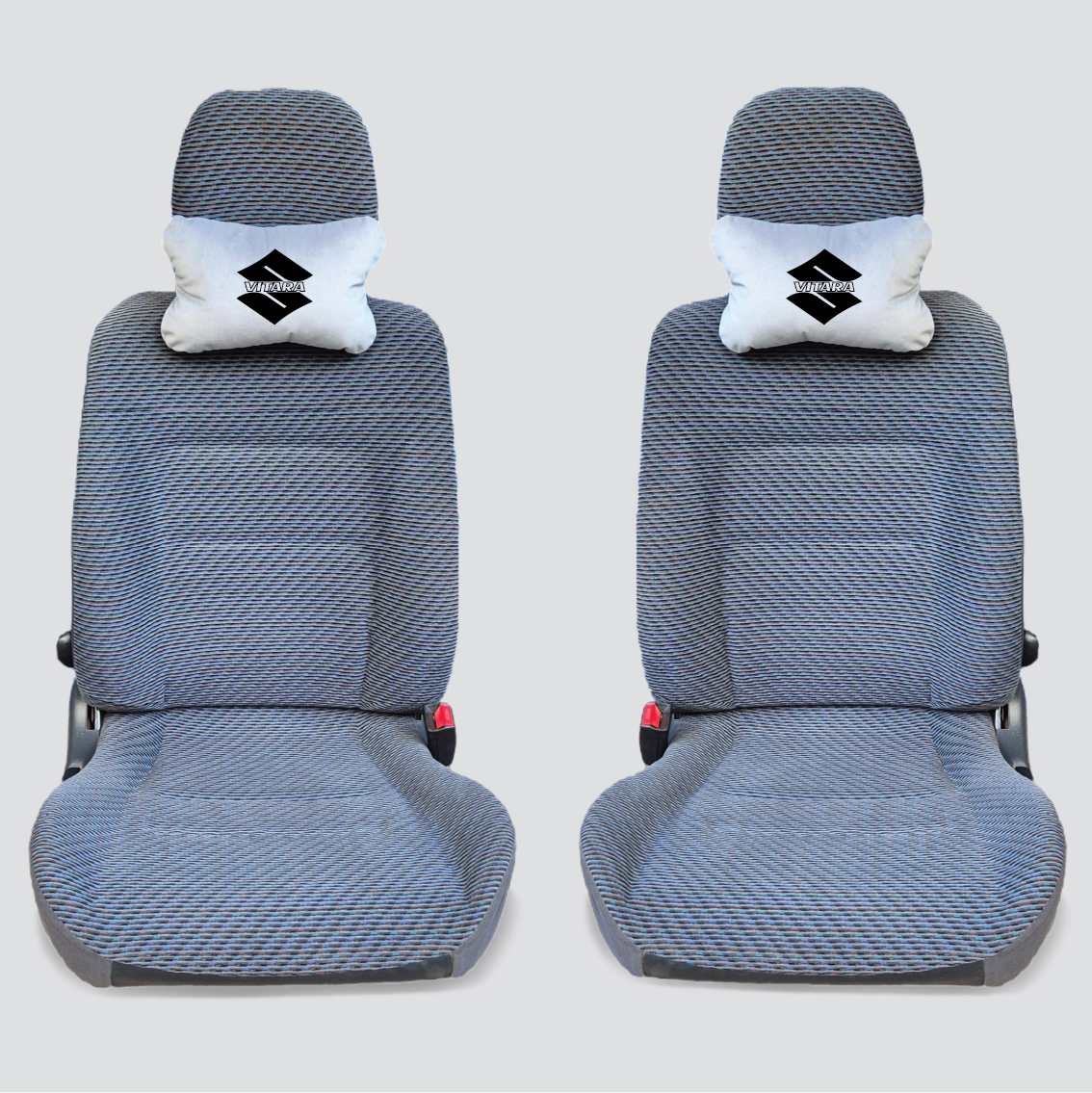 Χειροποίητα μαξιλάρια κεφαλιού SUZUKI VITARA MODEL 2 - γκρι σουέτ