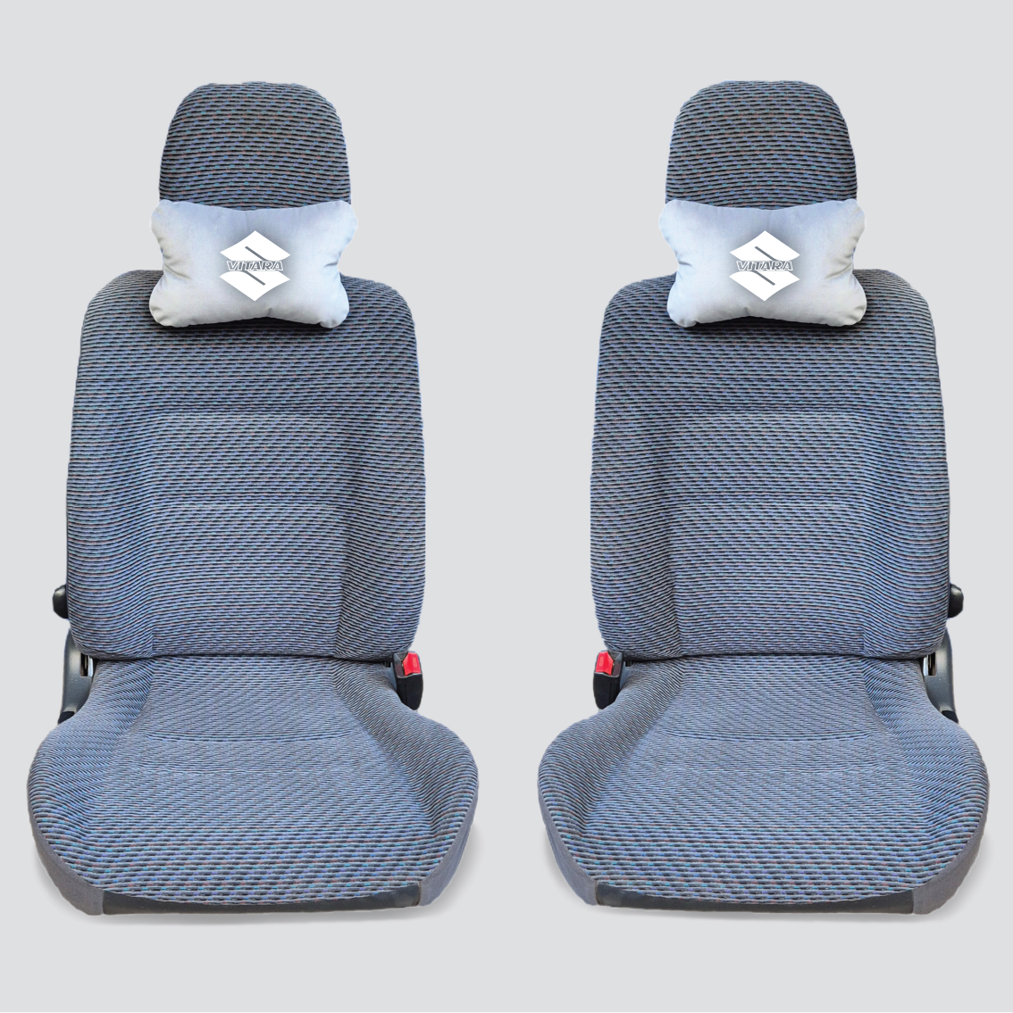 Χειροποίητα μαξιλάρια κεφαλιού SUZUKI VITARA MODEL 2 - γκρι σουέτ