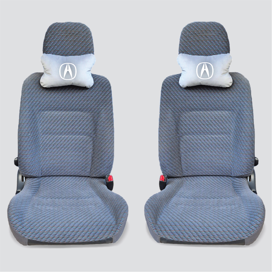 Χειροποίητα μαξιλάρια κεφαλιού ACURA - γκρι σουέτ