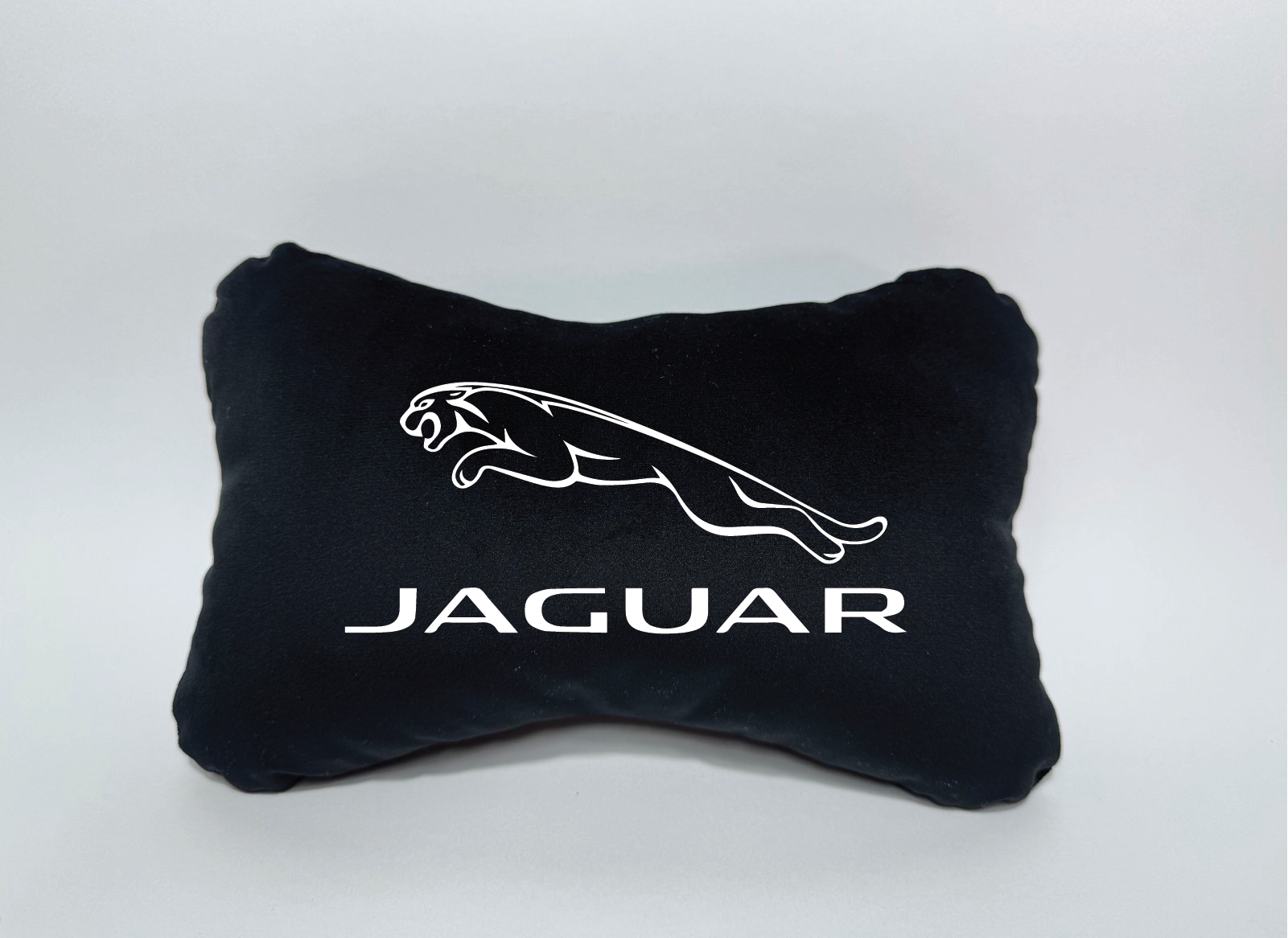 Χειροποίητα μαξιλάρια κεφαλιού JAGUAR - μαύρο σουέτ