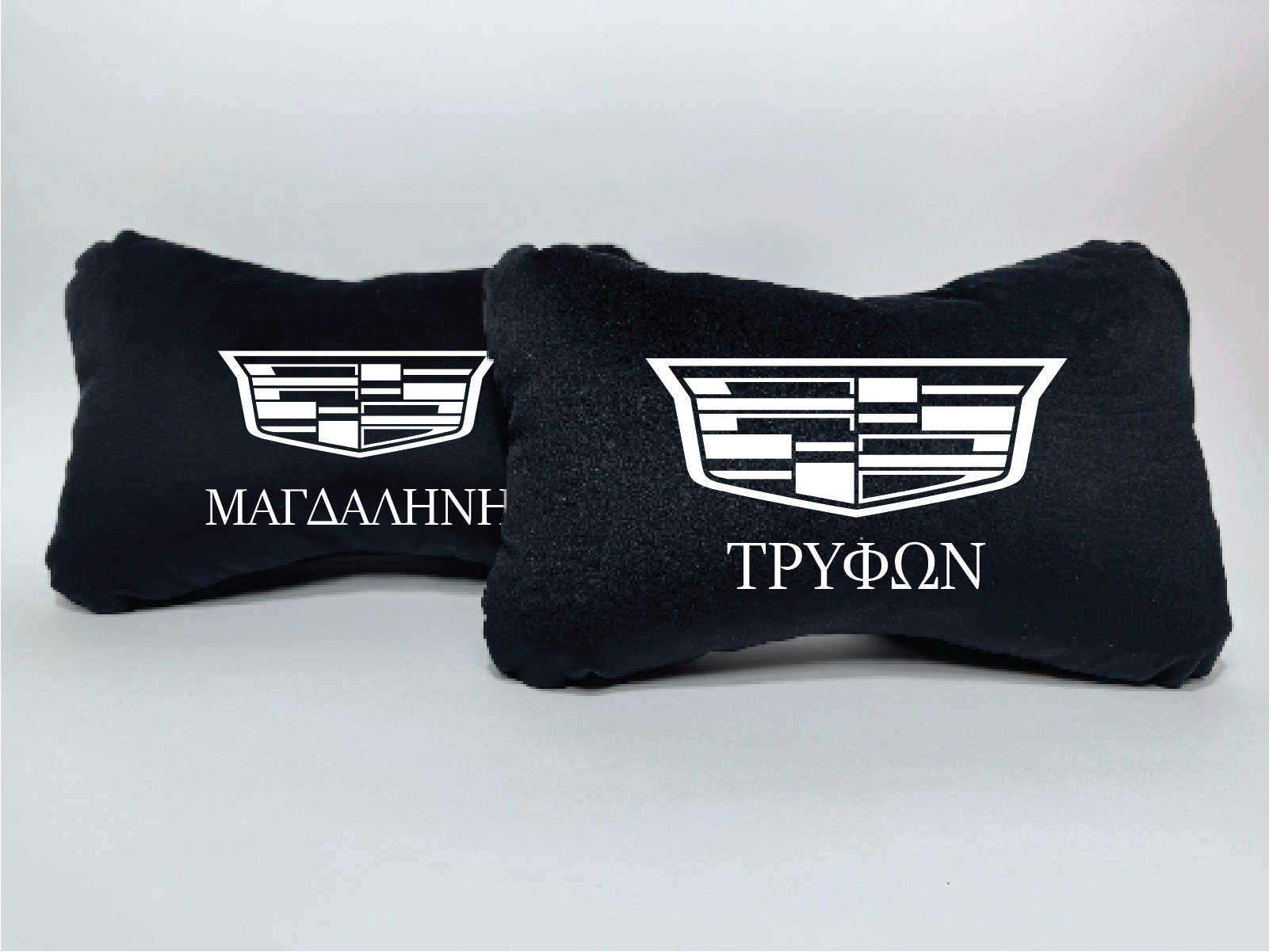 Χειροποίητα μαξιλάρια κεφαλιού CADILLAC - μαύρο σουέτ