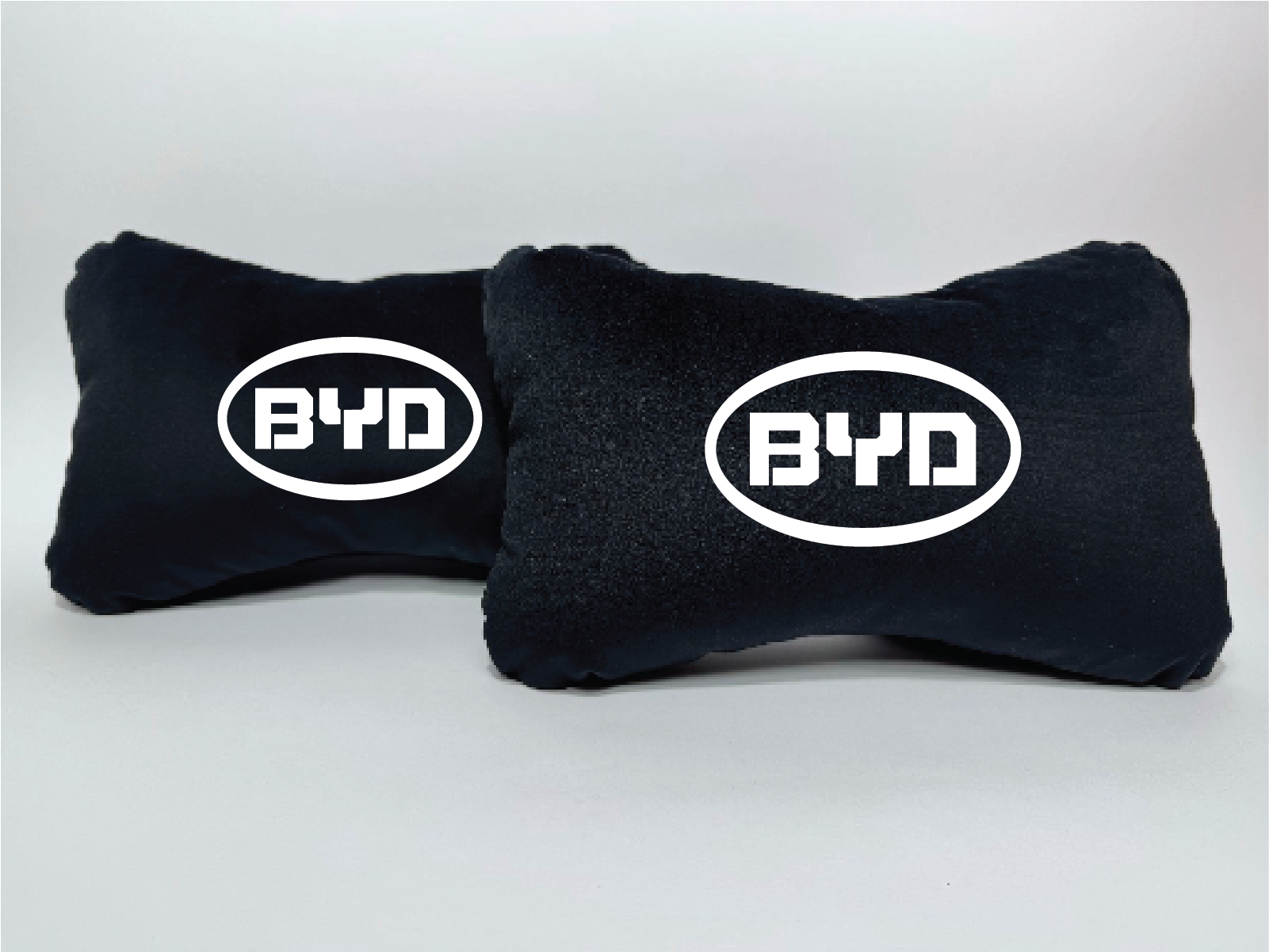 Χειροποίητα μαξιλάρια κεφαλιού BYD - μαύρο σουέτ