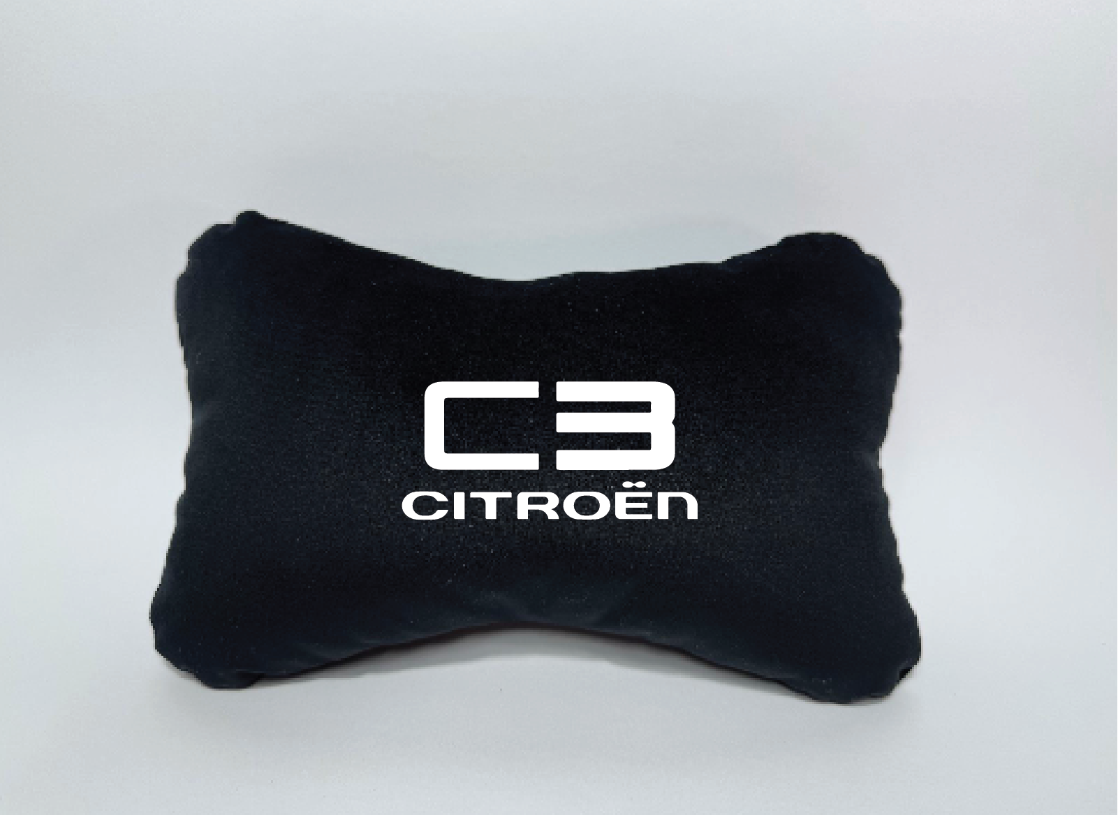 Χειροποίητα μαξιλάρια κεφαλιού CITROEN C3 MO - μαύρο σουέτDEL 5