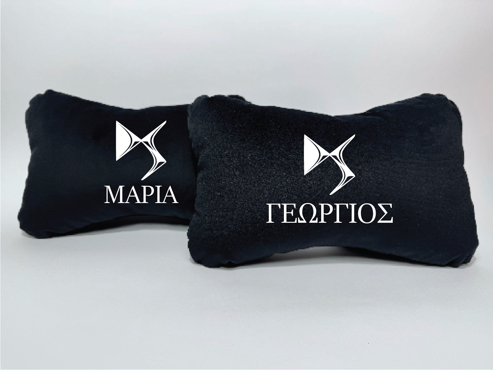 Χειροποίητα μαξιλάρια κεφαλιού CITROEN MODEL 4 NEW - μαύρο σουέτ