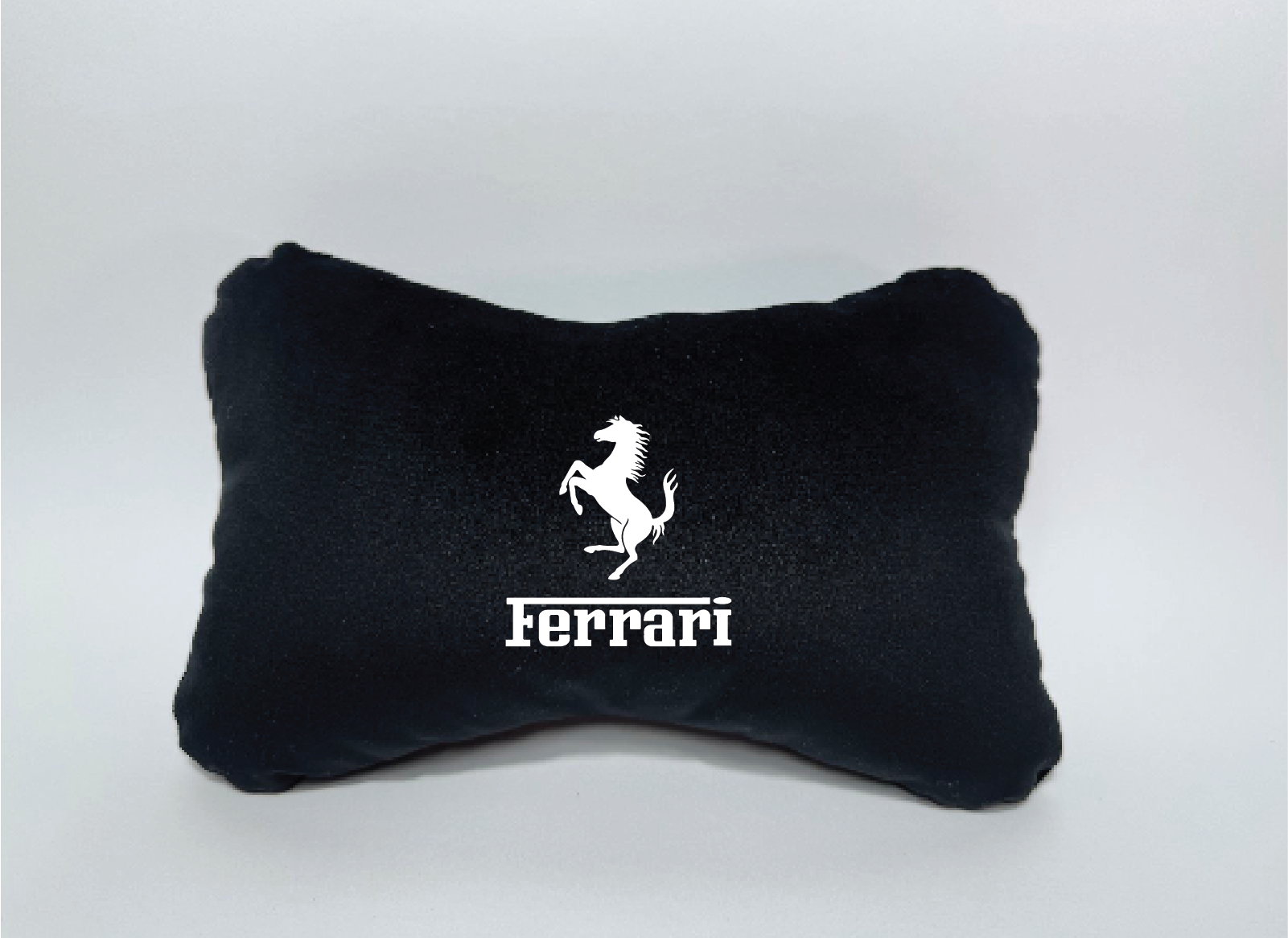 Χειροποίητα μαξιλάρια κεφαλιού FERRARI MODEL 2 - μαύρο σουέτ
