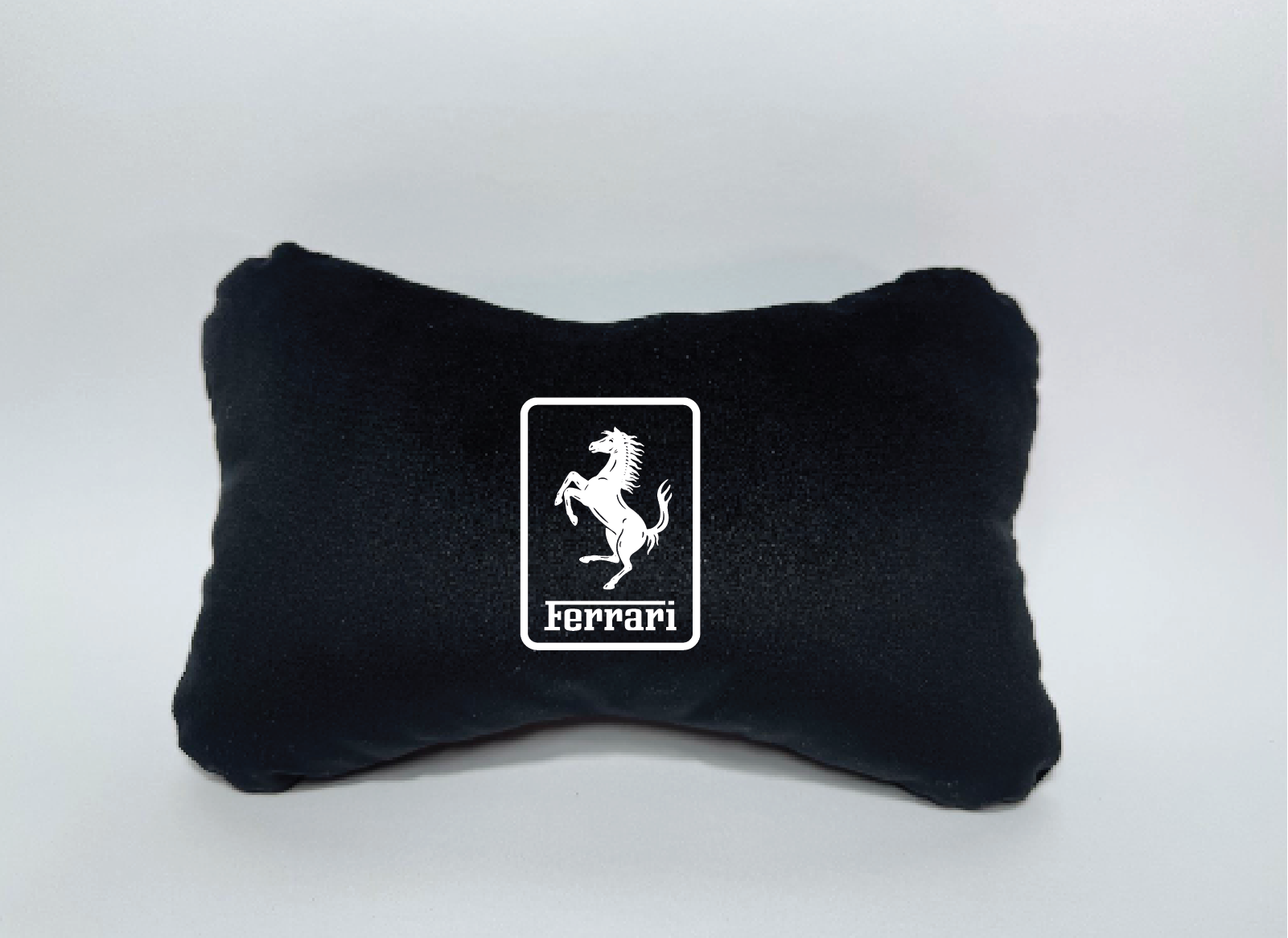Χειροποίητα μαξιλάρια κεφαλιού FERRARI MODEL 1 - μαύρο σουέτ