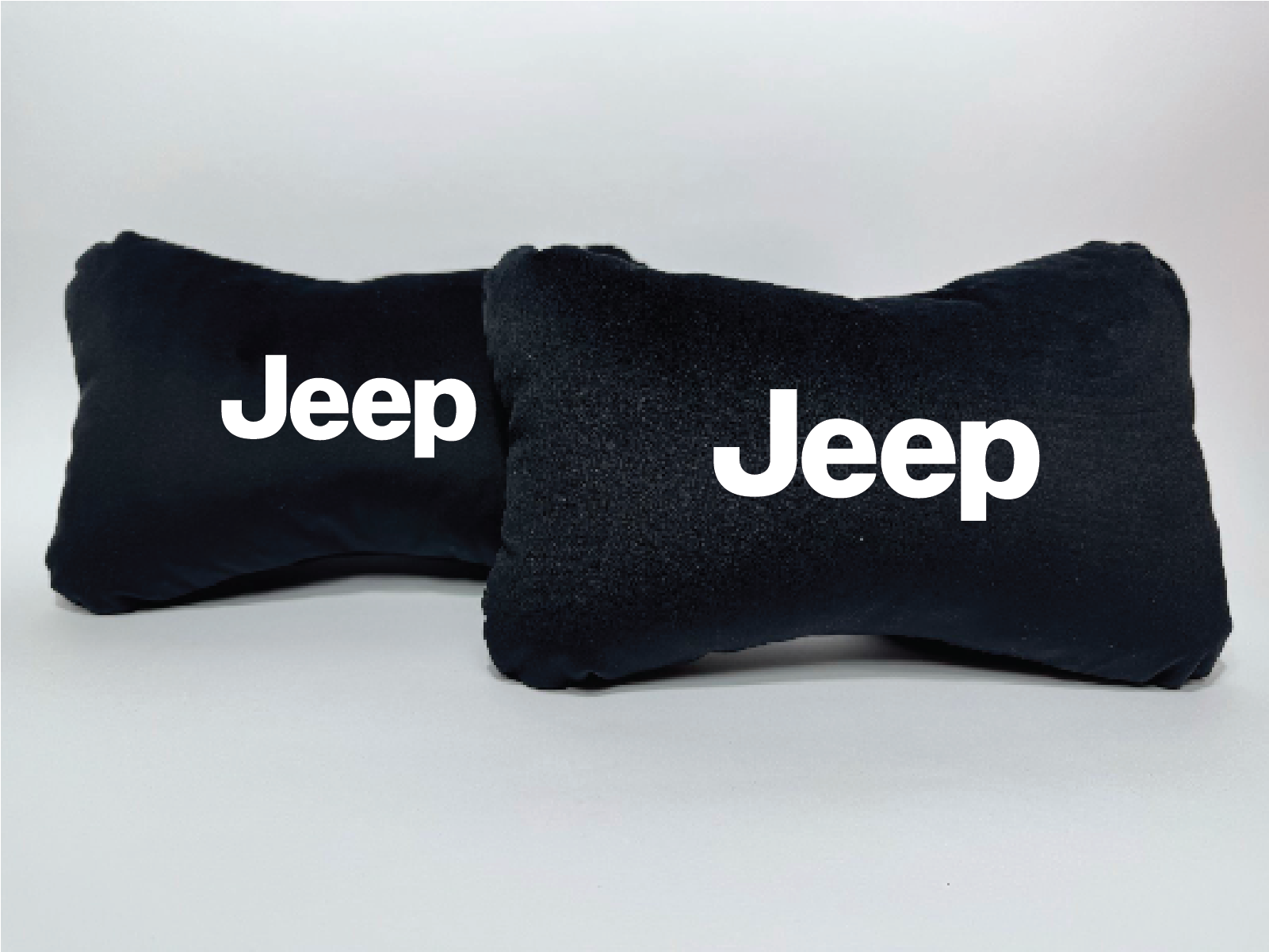 Χειροποίητα μαξιλάρια κεφαλιού JEEP - μαύρο σουέτ