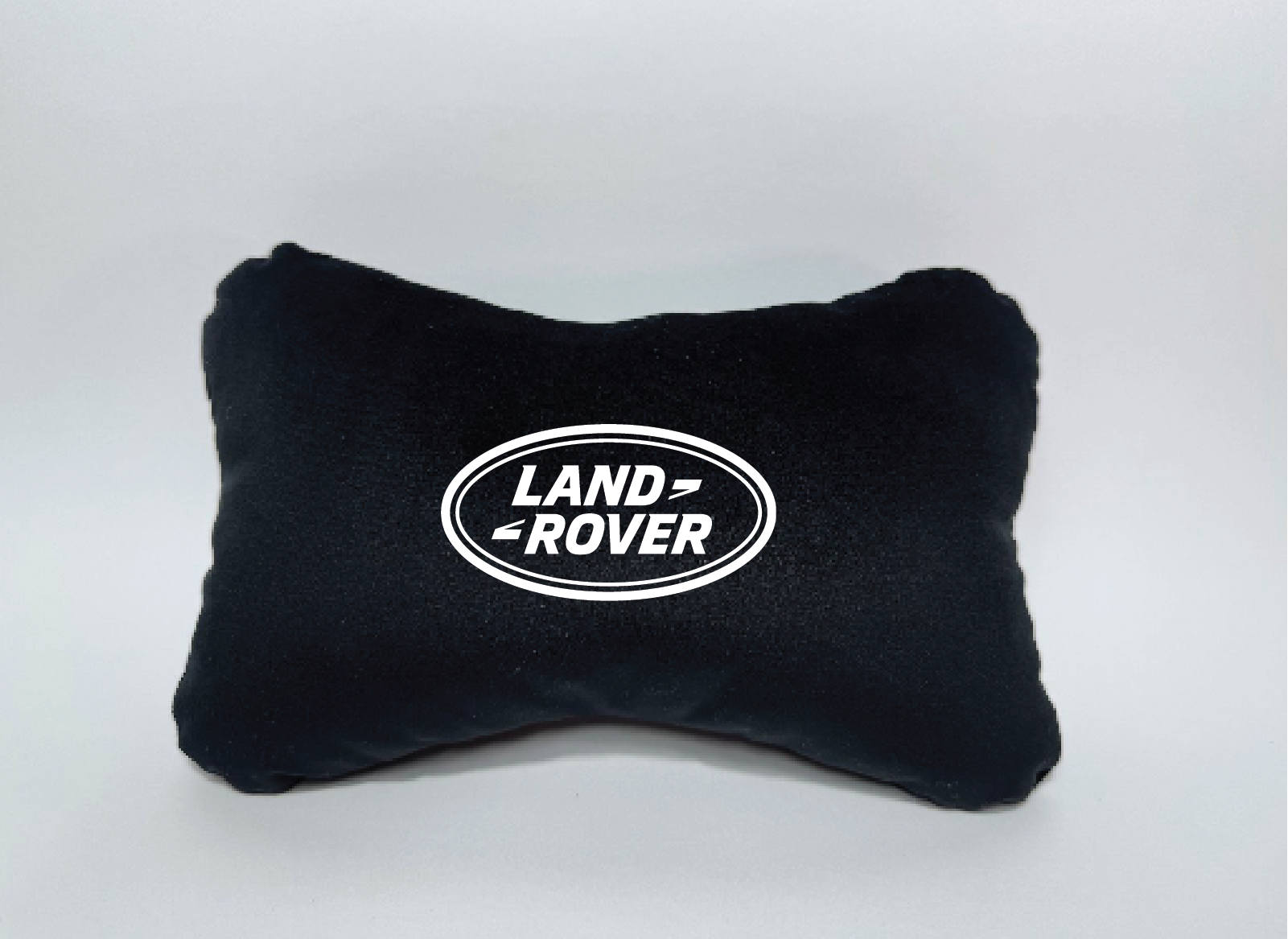 Χειροποίητα μαξιλάρια κεφαλιού LAND ROVER - μαύρο σουέτ