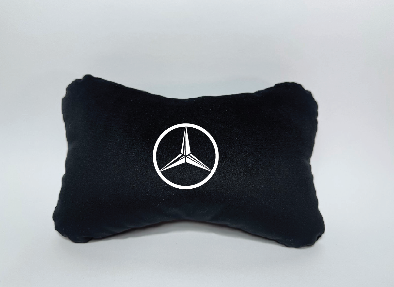 Χειροποίητα μαξιλάρια κεφαλιού MERCEDES - μαύρο σουέτ