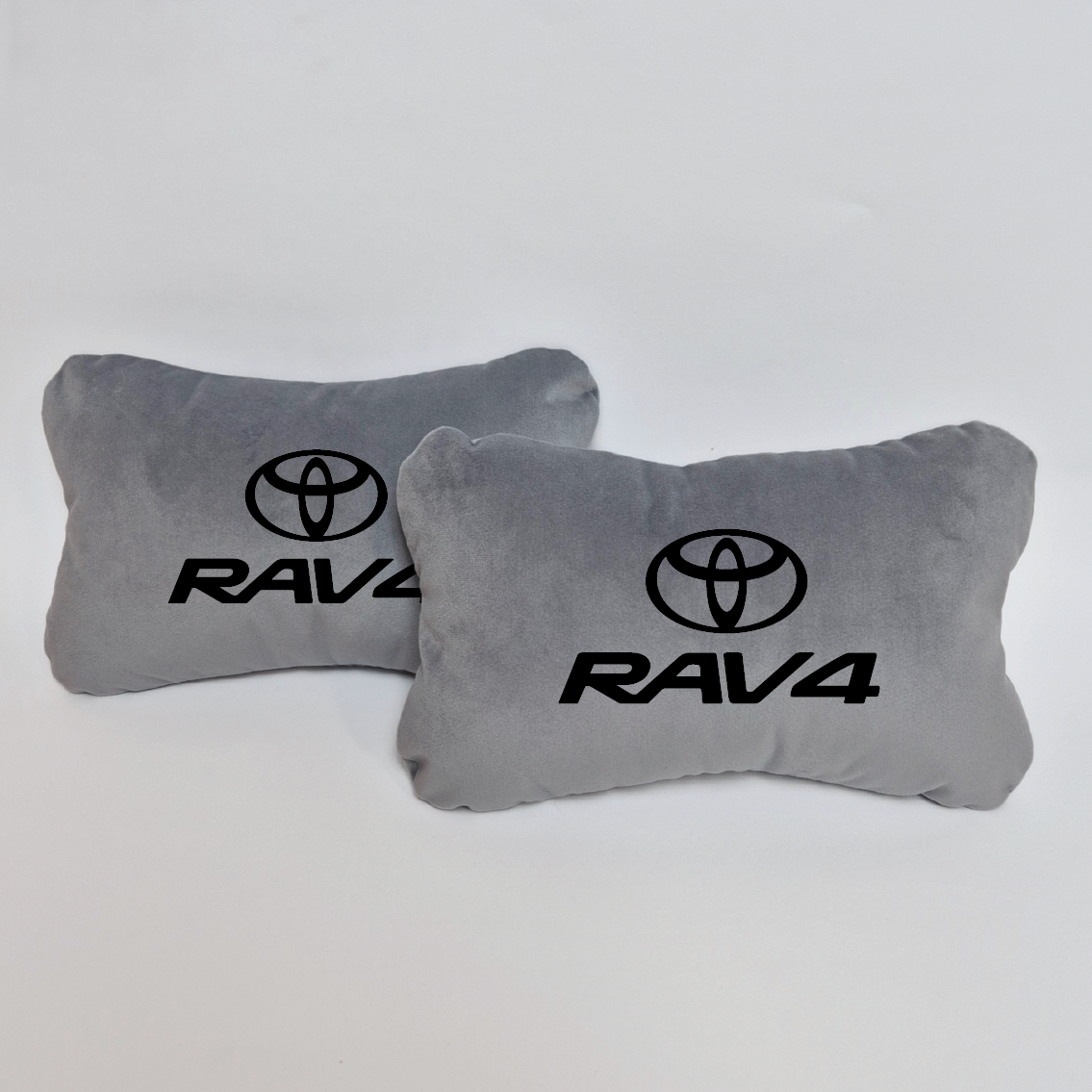 Χειροποίητα μαξιλάρια κεφαλιού TOYOTA RAV4 - γκρι σουέτ