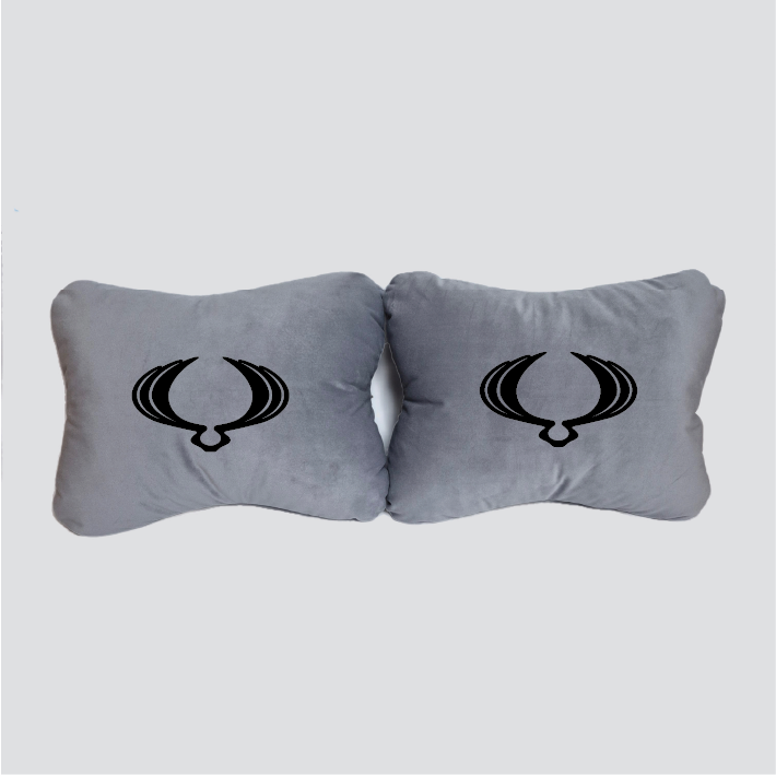 Χειροποίητα μαξιλάρια οσφυϊκής μοίρας SSANGYONG - γκρι σουέτ