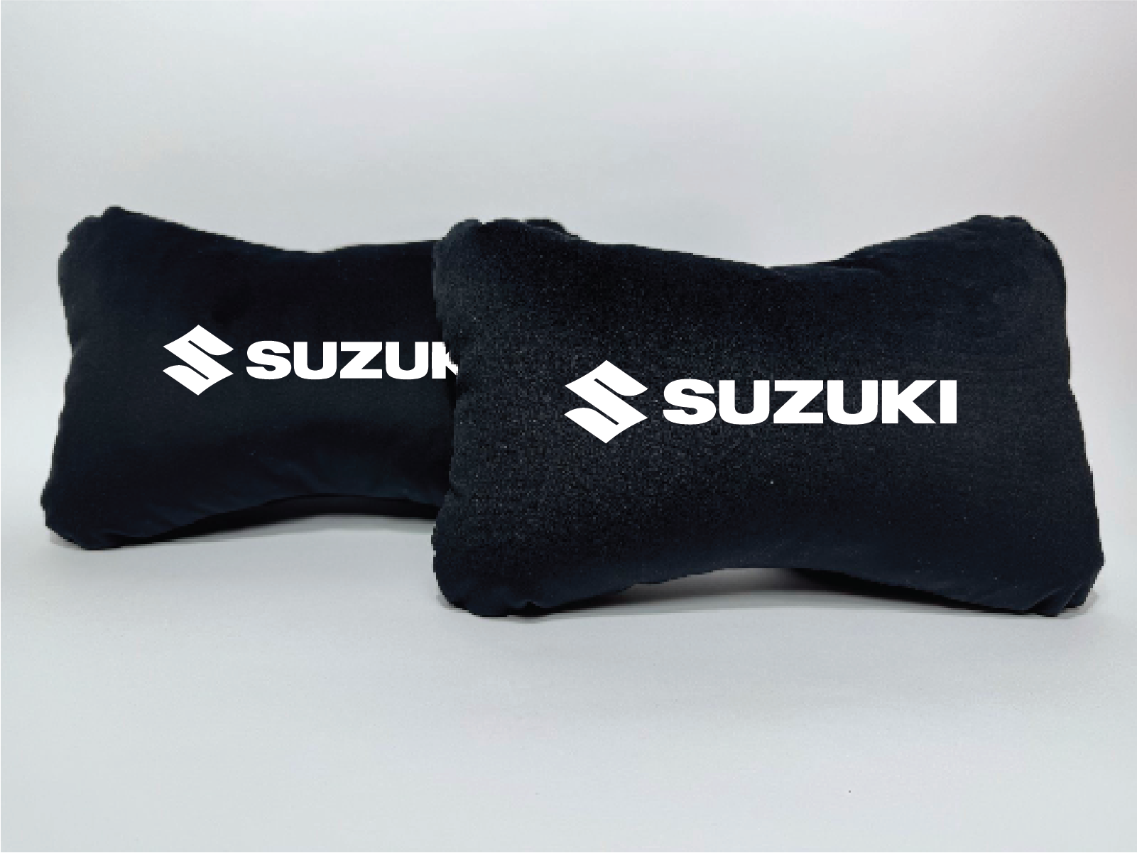 Χειροποίητα μαξιλάρια κεφαλιού SUZUKI MODEL 1 - μαύρο σουέτ