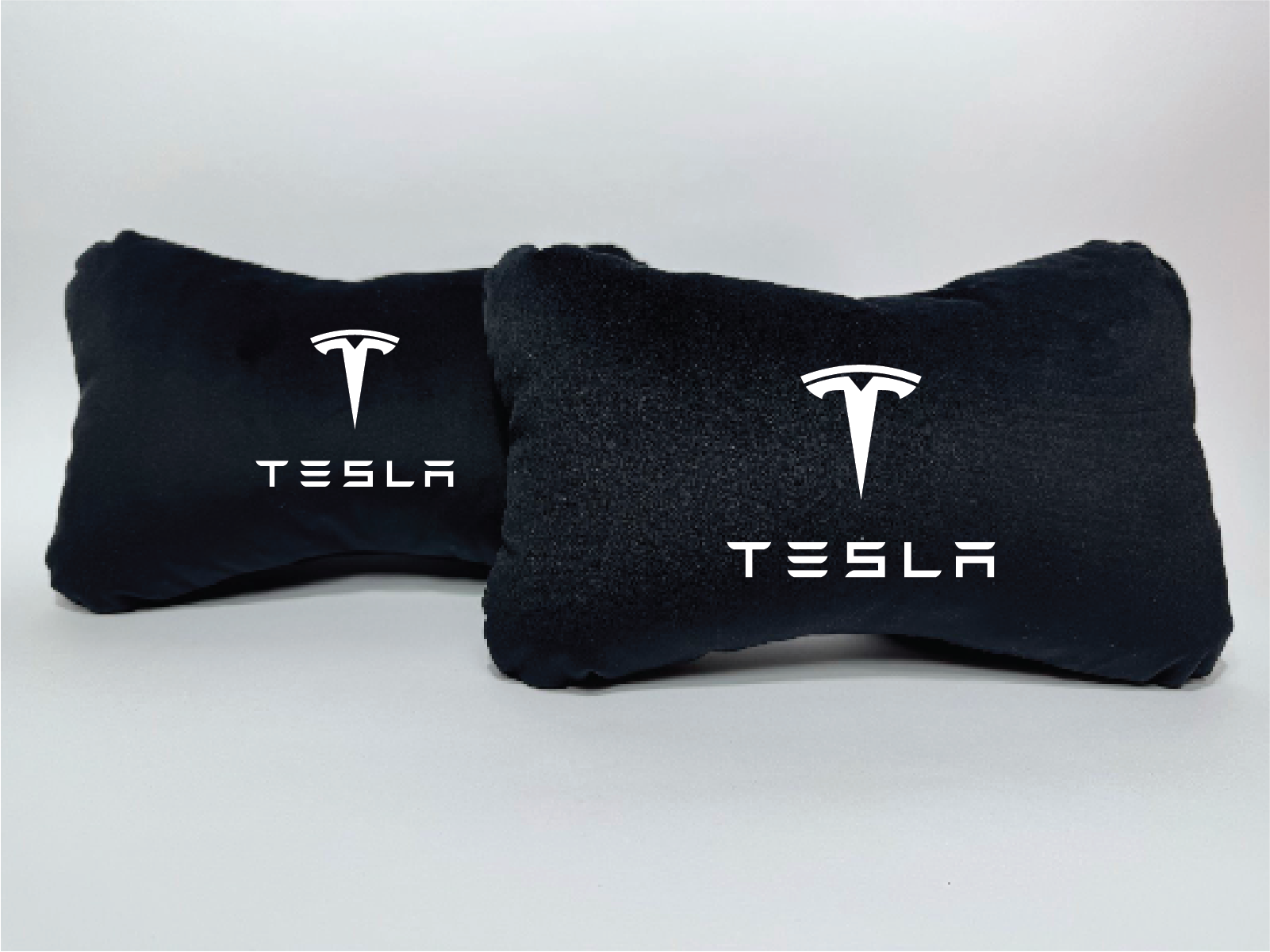 Χειροποίητα μαξιλάρια κεφαλιού TESLA - μαύρο σουέτ