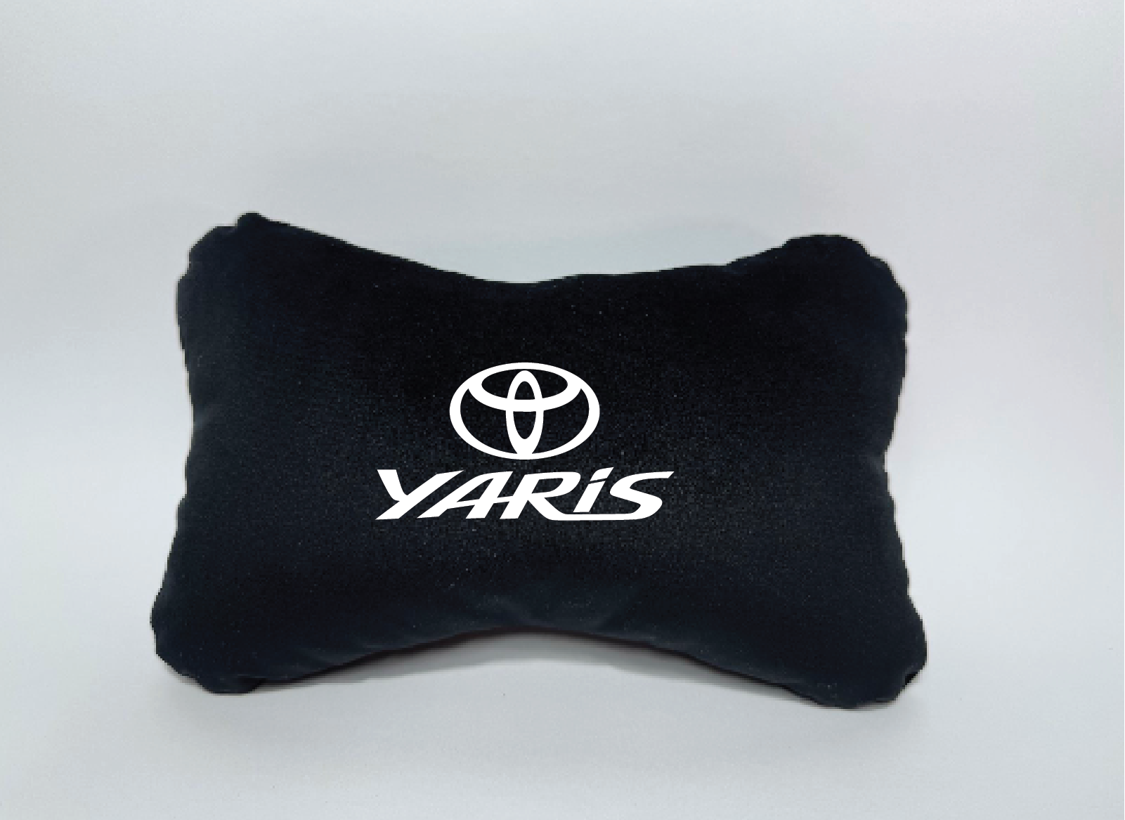Χειροποίητα μαξιλάρια κεφαλιού TOYOTA YARIS - μαύρο σουέτ