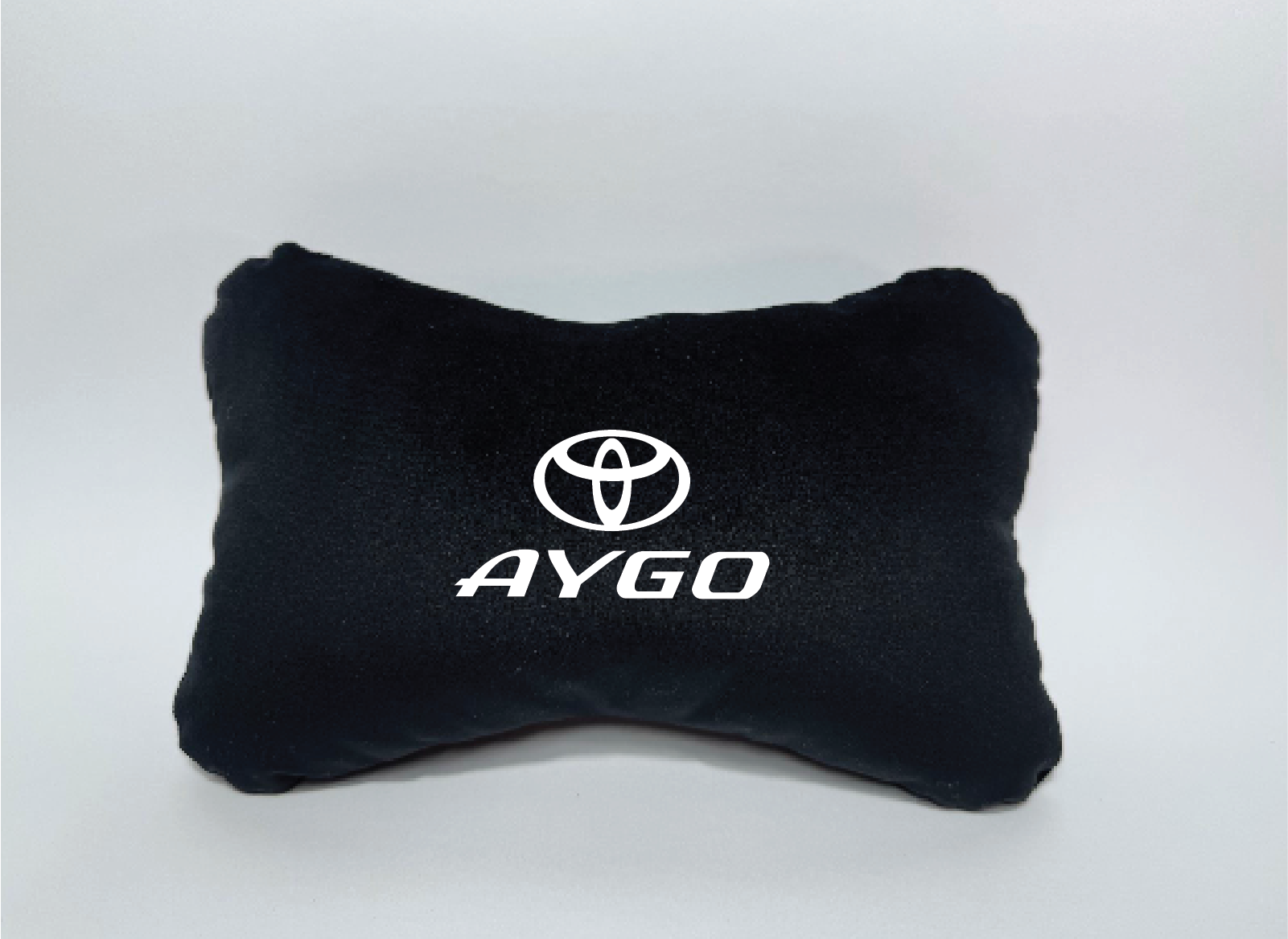 Χειροποίητα μαξιλάρια κεφαλιού TOYOTA AYGO - μαύρο σουέτ