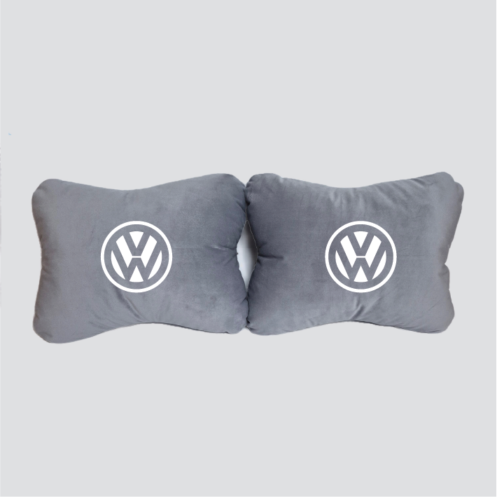 Χειροποίητα μαξιλάρια οσφυϊκής μοίρας VOLKSWAGEN MODEL 2 - γκρι σουέτ