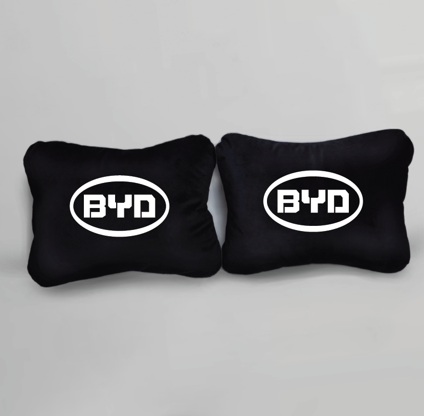 Χειροποίητα μαξιλάρια οσφυϊκής μοίρας BYD - μαύρο σουέτ