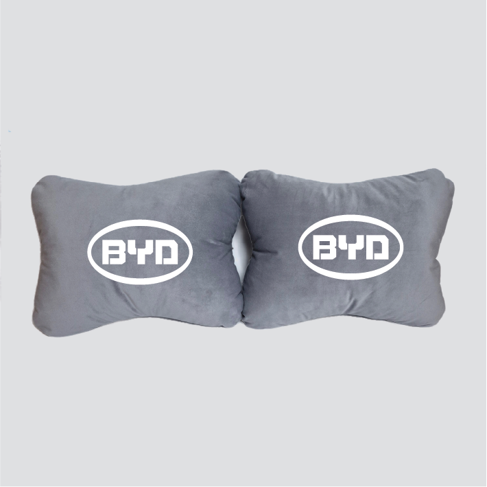 Χειροποίητα μαξιλάρια οσφυϊκής μοίρας BYD - γκρι σουέτ