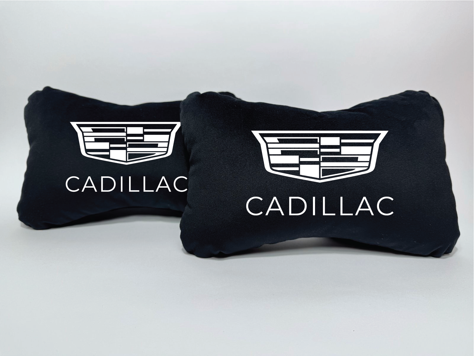 Χειροποίητα μαξιλάρια κεφαλιού CADILLAC - μαύρο σουέτ