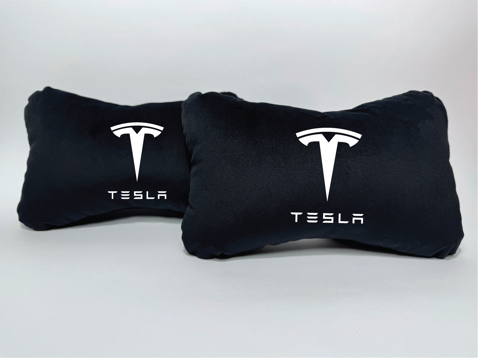 Χειροποίητα μαξιλάρια κεφαλιού TESLA - μαύρο σουέτ